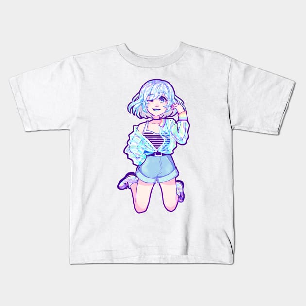Fashion Queen Dia Kids T-Shirt by Probablynotsam
